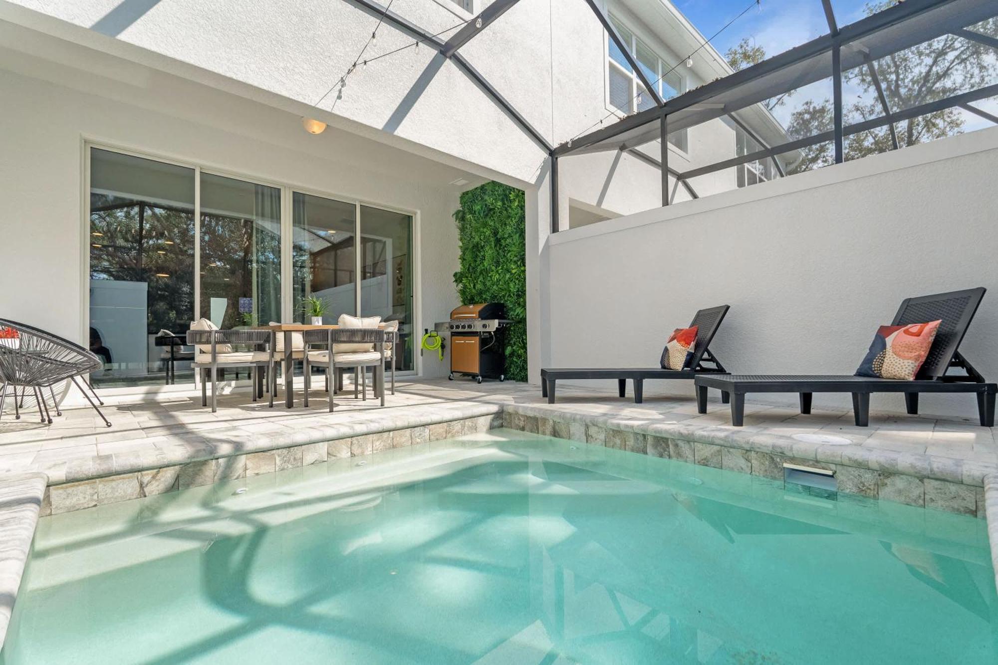 Upstay - Modern Family Townhouse W Private Pool Orlando Eksteriør billede